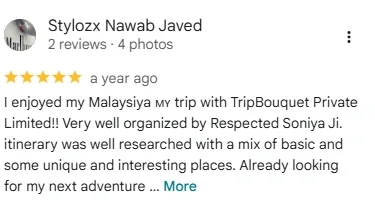 Google review from Stylozx Nawab Javed